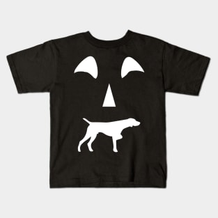 pumpkin German shorthaired pointer dog Halloween Kids T-Shirt